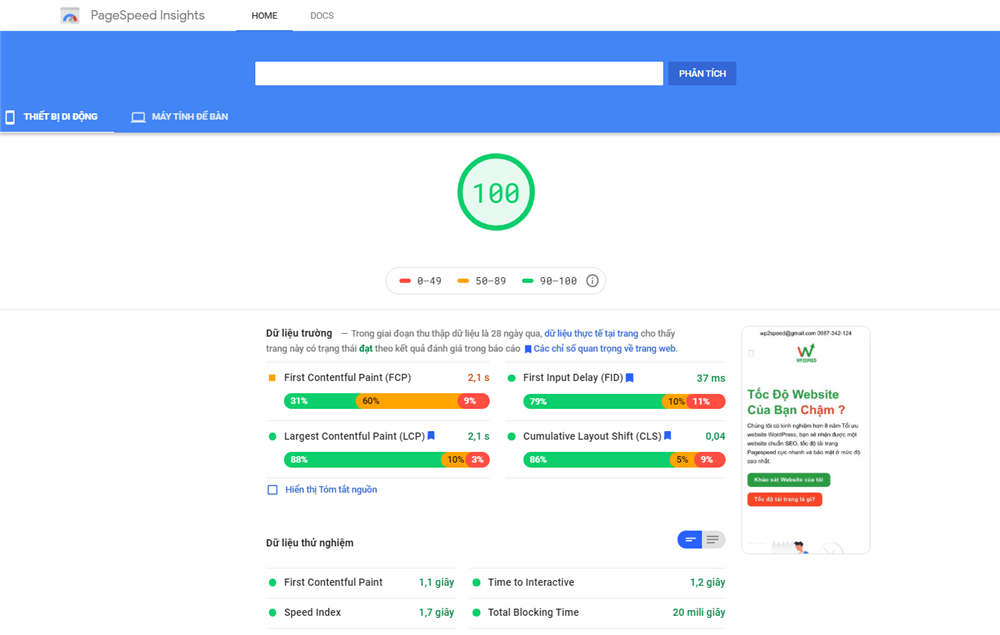 Google Pagespeed Insights Google Pagespeed Insights