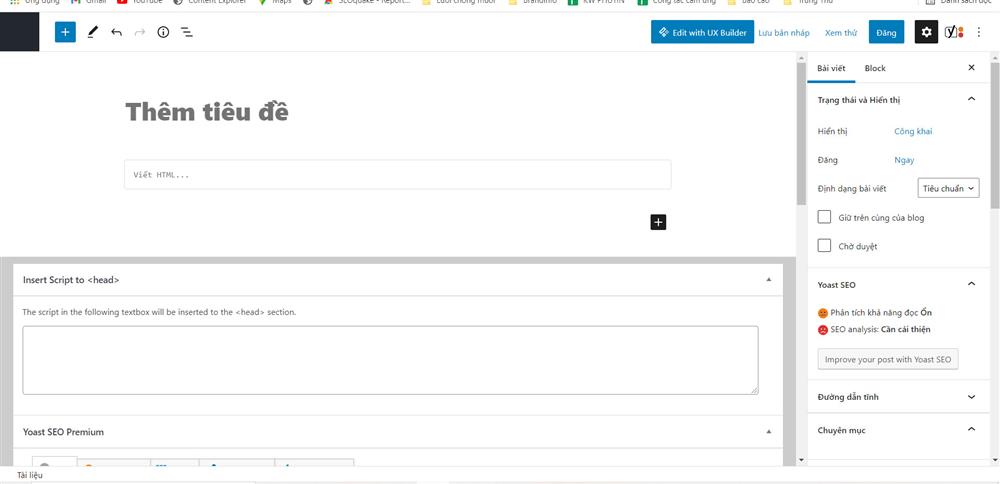 Thêm bài viết chuẩn SEO cho website Thêm bài viết chuẩn SEO cho website