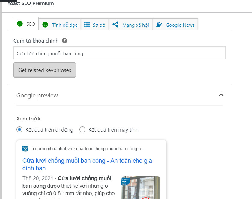 Cập nhật từ khóa khi viết bài chuẩn SEO 