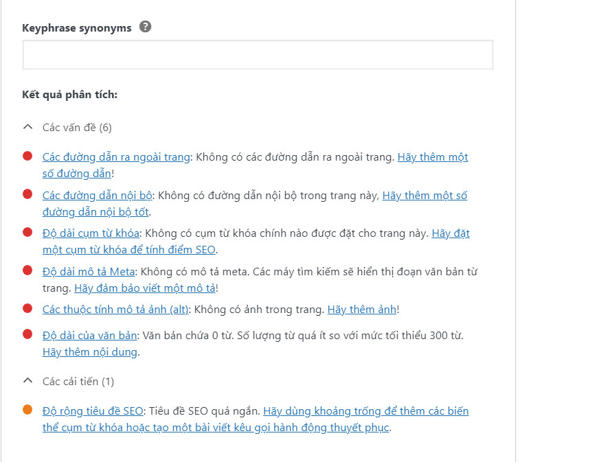 Các tiêu chi để bài viết chuẩn SEO hoàn chỉnh Các tiêu chi để bài viết chuẩn SEO hoàn chỉnh