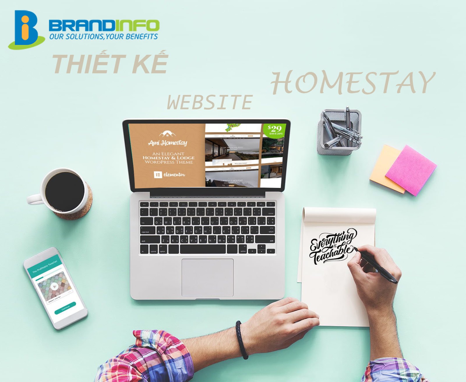 Thiết kế website Homestay đẹp mắt, cực thu hút khách du lịch